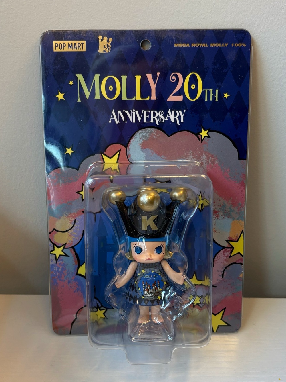 Mega Royal Molly 20th Anniversary Hang Card - Popmart Figure